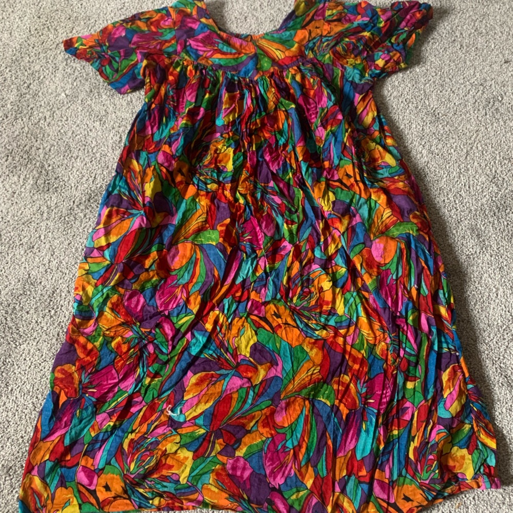 Vintage multi colored dress